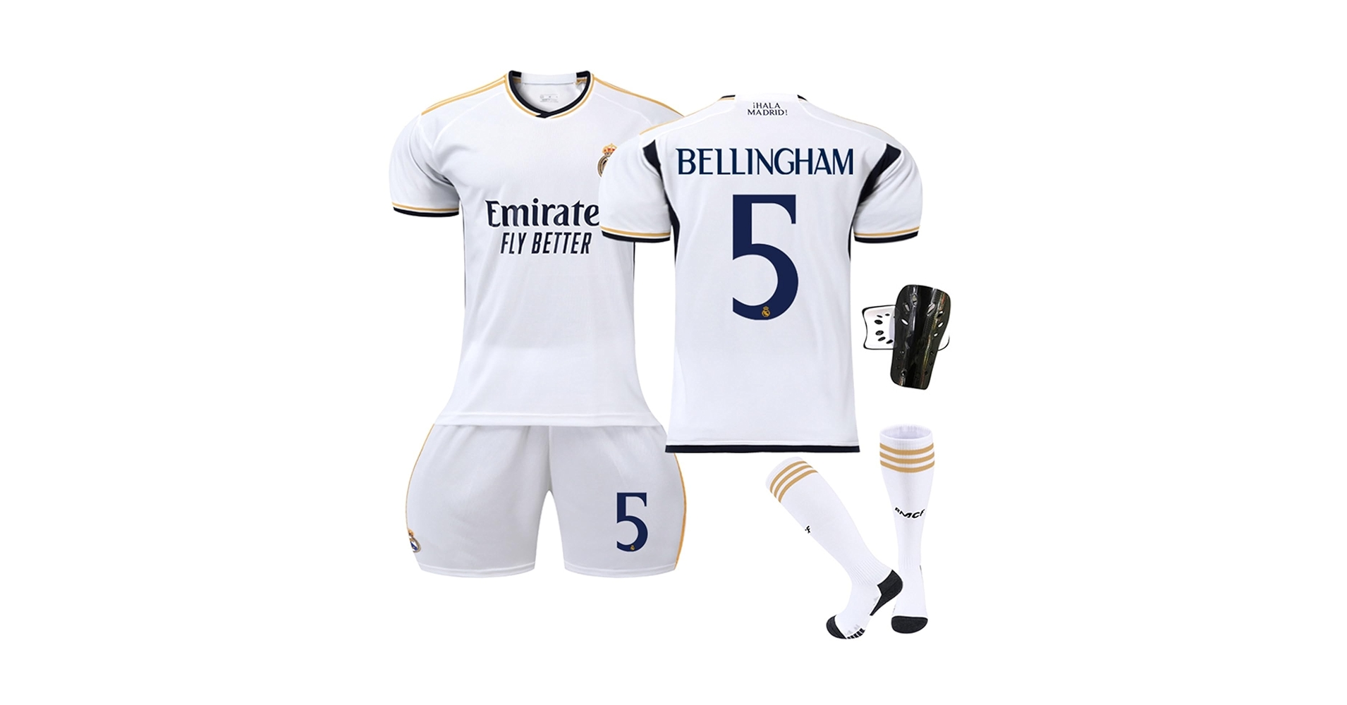 レアル・マドリード ベリンガム Bellingham 5 シャツ レアルマドリード 25-26 アウェイ 半袖 ユニフォーム No.5